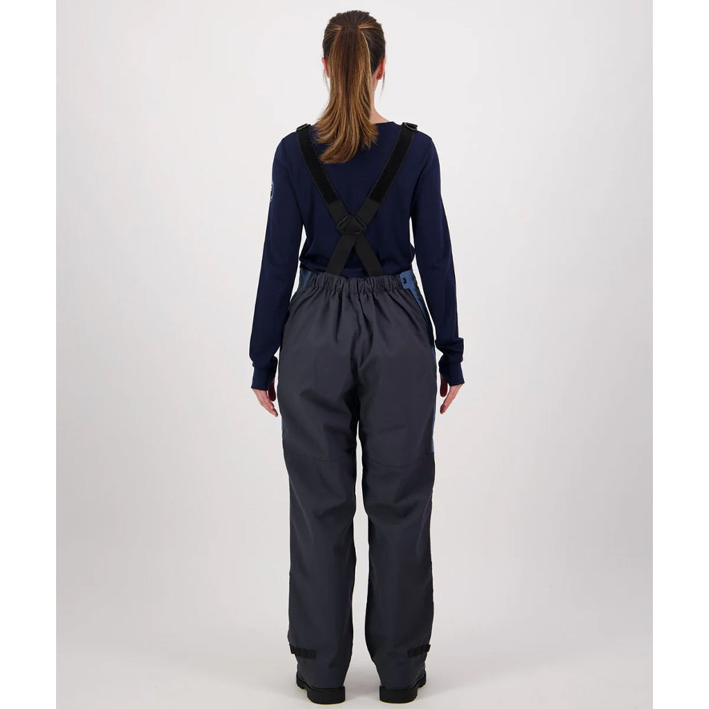 Line 7 Women's Storm Armour10 Waterproof 2 Layer Bib Overtrousers Stormy Weather / Ebony - Wild & Moor