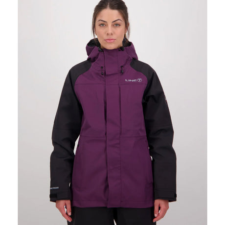Line 7 Women's Territory Storm Pro20 Waterproof Jacket Blackberry / Black - Wild & Moor