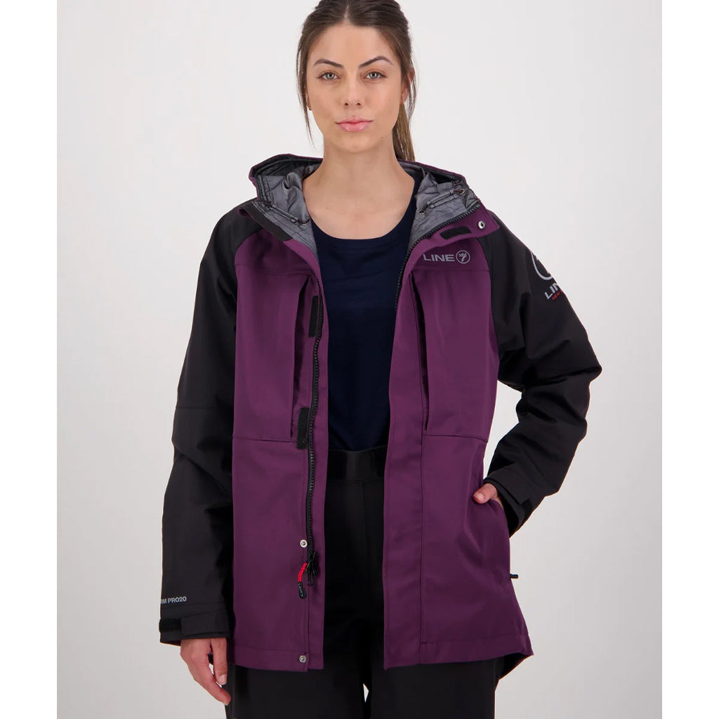 Line 7 Women's Territory Storm Pro20 Waterproof Jacket Blackberry / Black - Wild & Moor