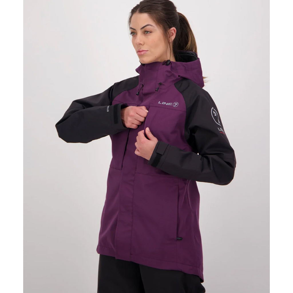 Line 7 Women's Territory Storm Pro20 Waterproof Jacket Blackberry / Black - Wild & Moor