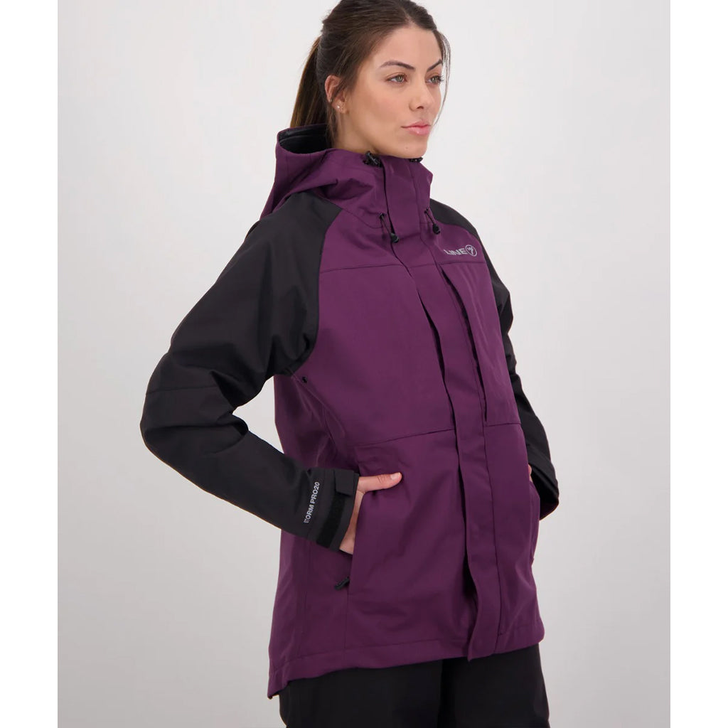 Line 7 Women's Territory Storm Pro20 Waterproof Jacket Blackberry / Black - Wild & Moor