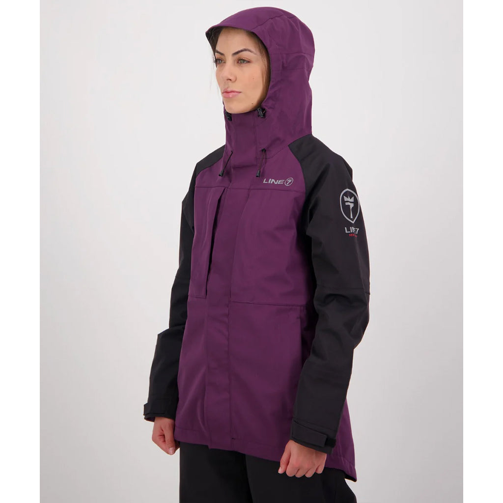Line 7 Women's Territory Storm Pro20 Waterproof Jacket Blackberry / Black - Wild & Moor
