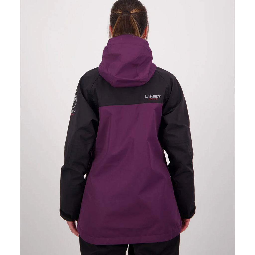 Line 7 Women's Territory Storm Pro20 Waterproof Jacket Blackberry / Black - Wild & Moor