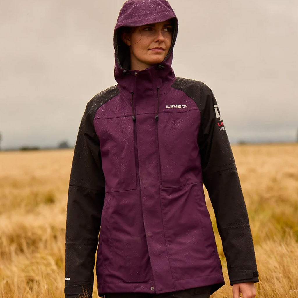 Line 7 Women's Territory Storm Pro20 Waterproof Jacket Blackberry / Black - Wild & Moor