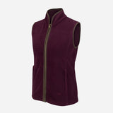Hoggs of Fife Stenton Women's Fleece Gilet Merlot - Wild & Moor