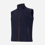Hoggs of Fife Men's Woodhall Fleece Gilet Navy - Wild & Moor