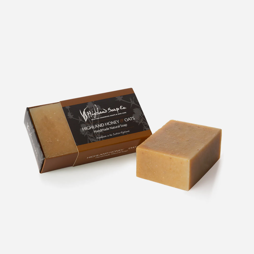 Highland Soap Co. Honey & Oats Handmade Natural Soap 190g