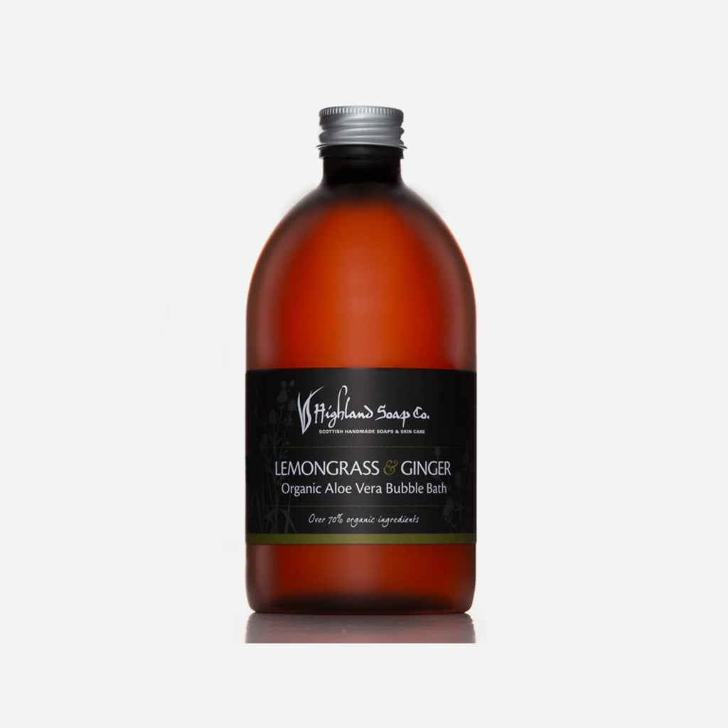 Highland Soap Co. Lemongrass & Ginger Organic Bubble Bath 500ml