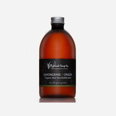 Highland Soap Co. Lemongrass & Ginger Organic Bubble Bath 500ml