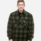 Swanndri Mens Ranger Extreme V2 Wool Shirt Olive / Black Check