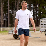 Farmer in Navy Swanndri Mens Cotton Rugby Short